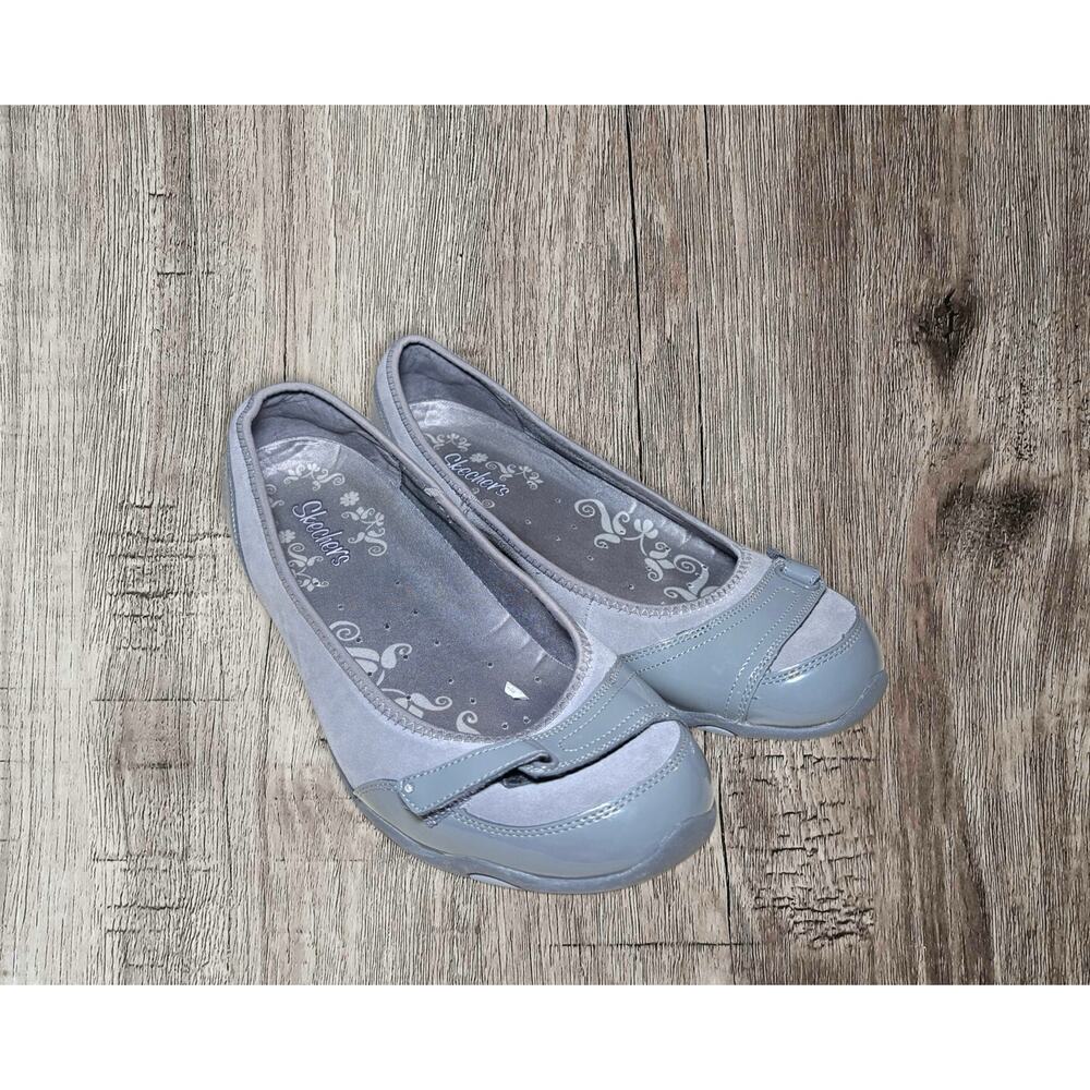Skechers gray ballerina flats size 10